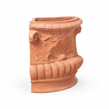 Angoliera Ornata – Verzierte Eckvase aus Terracotta Impruneta